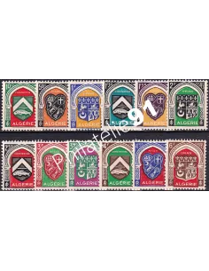 Algérie, n° 254 à 265 charnière, Timbres colonies francaises