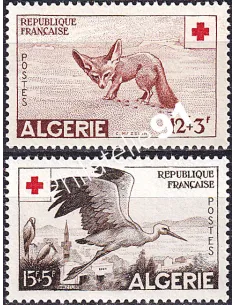 Algérie, n° 344 à 345 charnière, Timbres colonies francaises