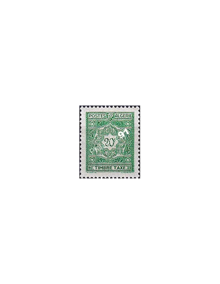 Algérie, Timbre-taxe n° 45 charnière, Timbres colonies francaises