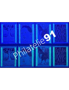 Variété sur Timbres n° 2772 à 2775, collection timbres France.