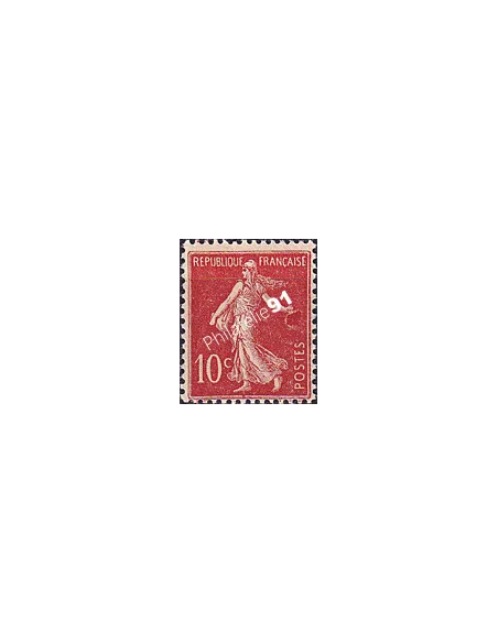 Variété sur Timbre n° 135, collection timbres France.