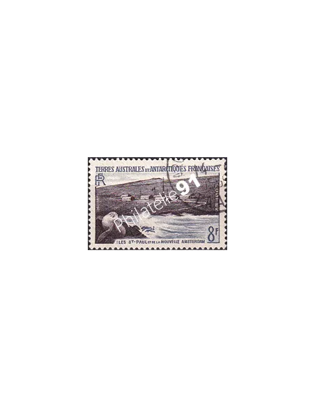 TAAF, n° 5 oblitéré, Collection Timbres Dom-Tom