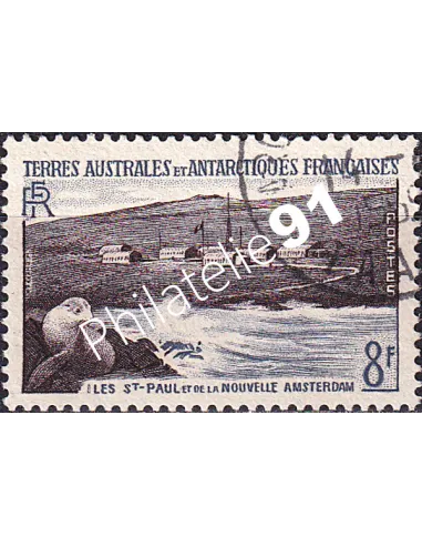 TAAF, n° 5 oblitéré, Collection Timbres Dom-Tom