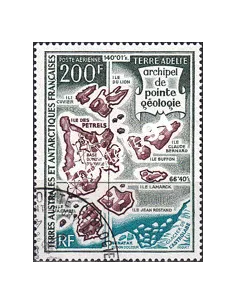 TAAF, PA n° 24 oblitéré, Collection timbres Dom-Tom