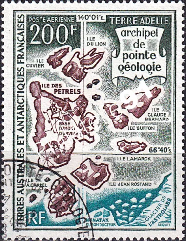 TAAF, PA n° 24 oblitéré, Collection timbres Dom-Tom