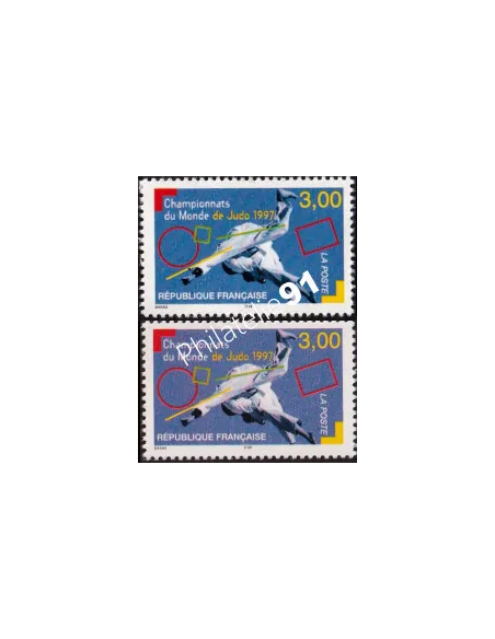 Timbre de France n° 3111 ** - sport - Variété de couleur
