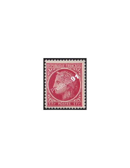 Variété sur timbre  n° 676, Collection timbres France
