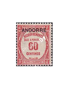 Andorre Français, Timbre-taxe n° 11 charnière, timbres d'Andorre