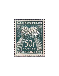 Andorre Français, Timbre-taxe neuf n° 40, timbres d'Andorre