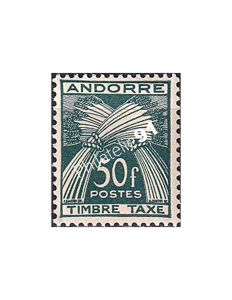 Andorre Français, Timbre-taxe neuf n° 40, timbres d'Andorre