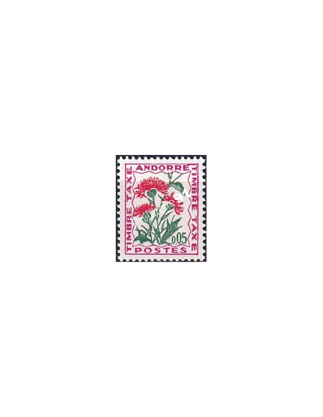 Andorre Français, Timbre-taxe neuf n° 46, timbres d'Andorre