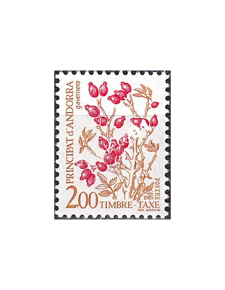 Andorre Français, Timbre-taxe neuf n° 59, timbres d'Andorre