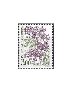Andorre Français, Timbre-taxe neuf n° 60, timbres d'Andorre
