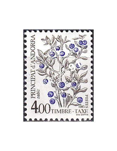 Andorre Français, Timbre-taxe neuf n° 61, timbres d'Andorre