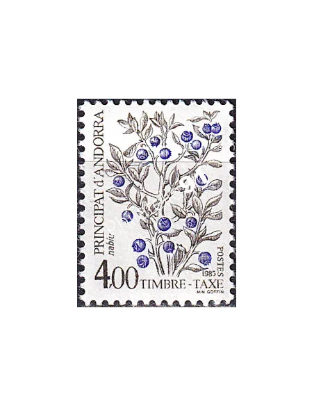 Andorre Français, Timbre-taxe neuf n° 61, timbres d'Andorre
