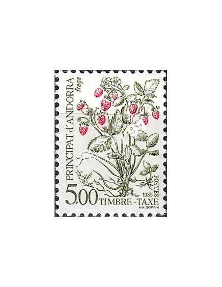 Andorre Français, Timbre-taxe neuf n° 62, timbres d'Andorre