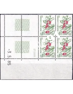 Andorre Français, Coin daté du timbre-taxe n° 53, timbres d'Andorre