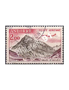 Timbre PA n° 5 oblitéré, collection timbres Andorre Français