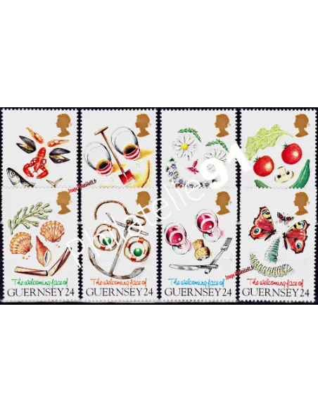 GUERNESEY - n° 671 à 678 - TOURISME
