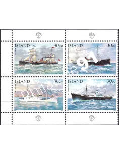 Islande n° 789 à 792, feuillet, collection timbres d'Europe