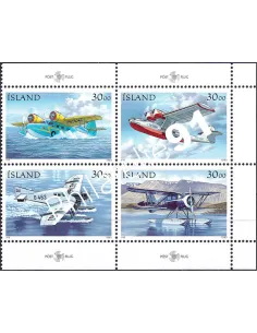 Islande n° 741 à 744, feuillet, collection timbres d'Europe