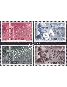 Luxembourg, n° 398 à 401, collection timbres Europe