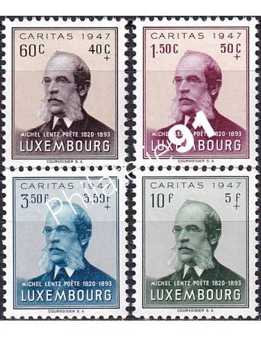 Luxembourg, n° 402 à 405, collection timbres Europe