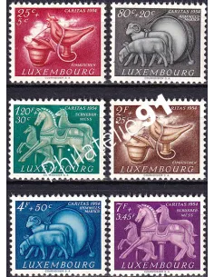 Luxembourg, n° 484 à 489, collection timbres Europe