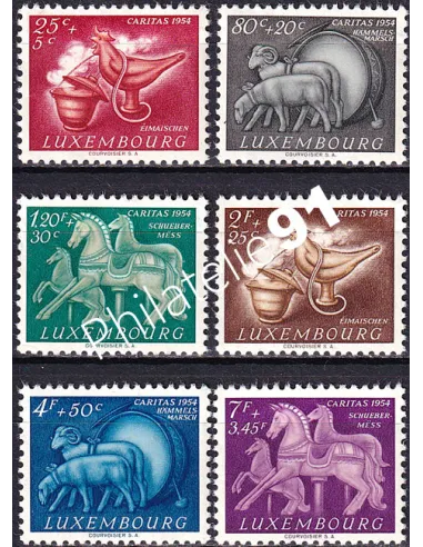 Luxembourg, n° 484 à 489, collection timbres Europe