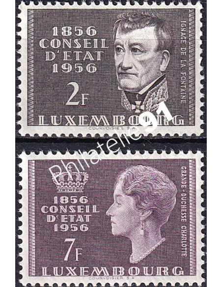 Luxembourg, n° 518 à 519, collection timbres Europe