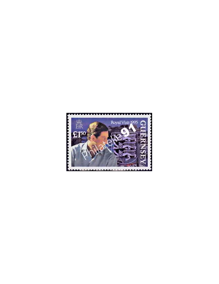 Timbre de GUERNESEY n° 684, Prince Charles, timbres d'Europe