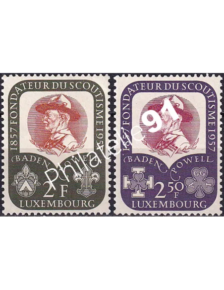 Luxembourg, n° 526 à 527, collection timbres Europe