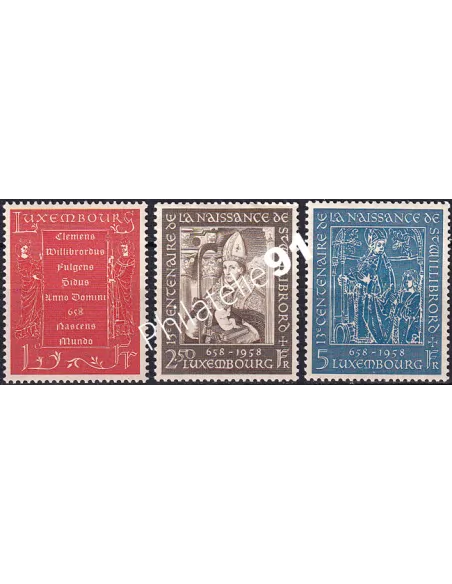 Luxembourg, n° 542 à 544, collection timbres Europe
