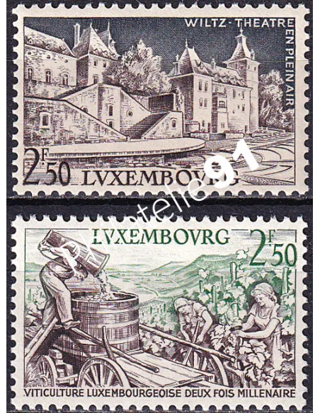 Luxembourg, n° 551 à 552, collection timbres Europe