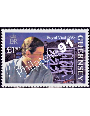 Timbre de GUERNESEY n° 684, Prince Charles, timbres d'Europe
