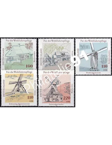 RFA, n° 1780 à 1784, Collection timbres Allemagne