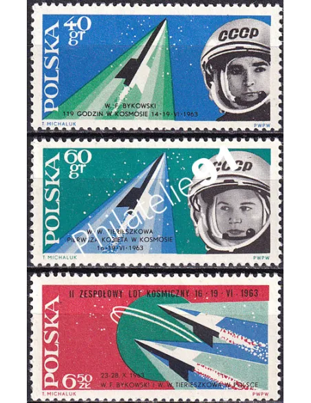 Pologne, n° 1281 à 1283 neufs, collection timbres Europe