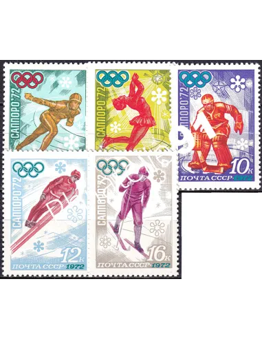 Russie, n° 3809 à 3813, collection timbres Europe