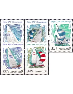 Russie, n° 4540 à 4544 neufs, collection timbres Europe