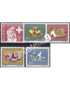 Suisse, n° 606 à 610 neufs, collection timbres Europe