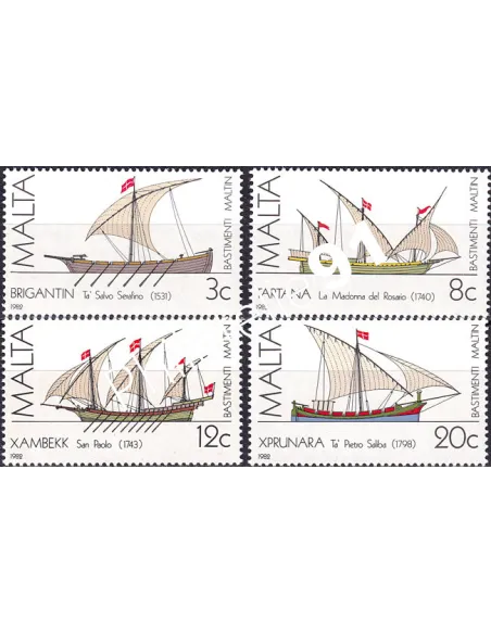 MALTE n° 657 à 660, collection timbres Europe