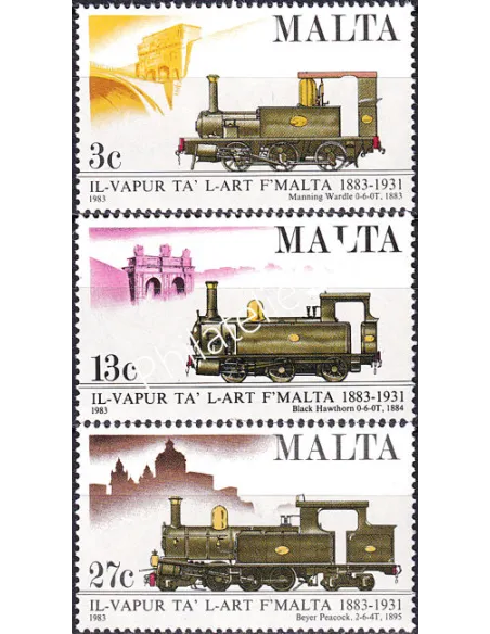MALTE n° 661 à 663, collection timbres Europe