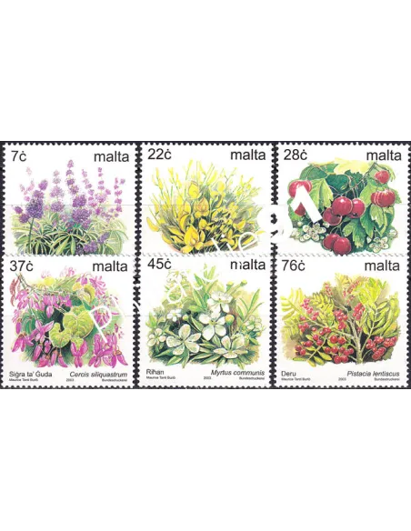 MALTE n° 1222 à 1227, collection timbres Europe