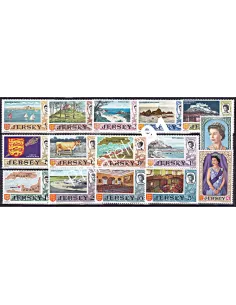 JERSEY - n°      5 à 19 - Elizabeth II et sujets divers