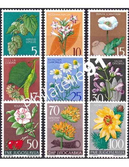 Yougoslavie, n° 667 à 775, collection timbres Europe