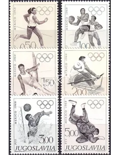 Yougoslavie, n° 1183 à 1188, collection timbres Europe