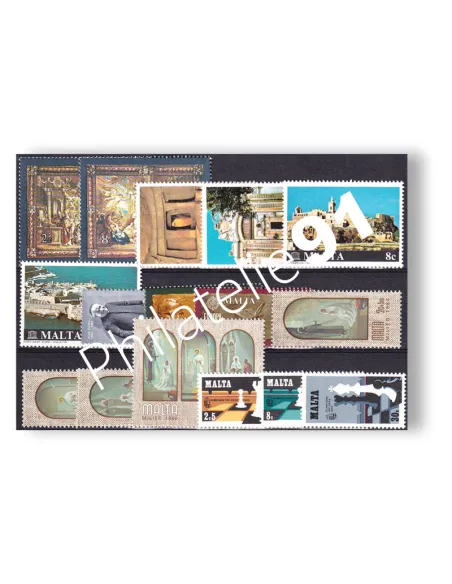 Malte, Année complète neuve 1980, Collection timbres Europe