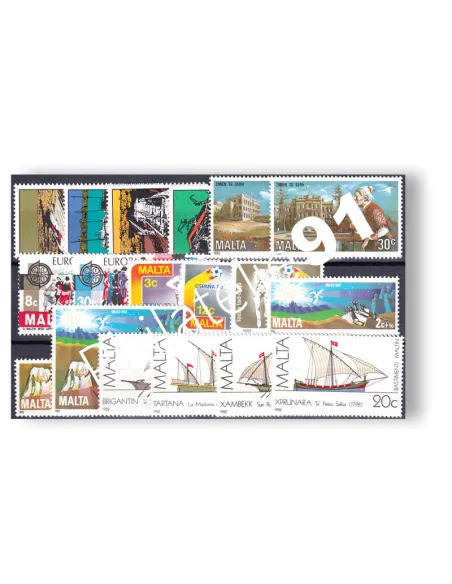 Malte, Année complète neuve 1982, Collection timbres Europe