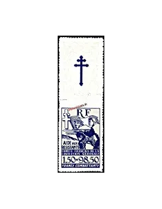 Timbre des colonies générales n° 6, France Libre, timbres des colonies