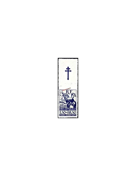 Timbre des colonies générales n° 6, France Libre, timbres des colonies